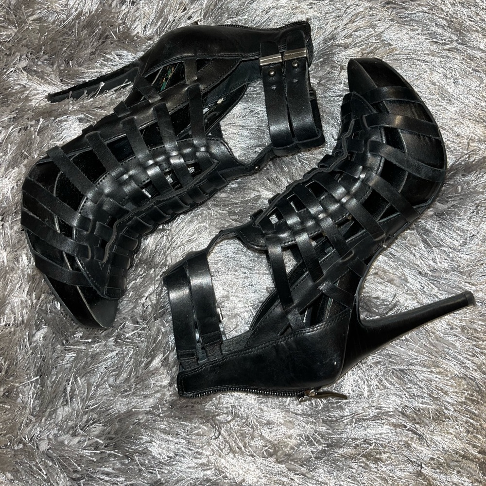 BCBG Generation Caged Heeled Sandal